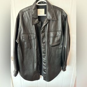 Aritzia Leather Ganna jacket
